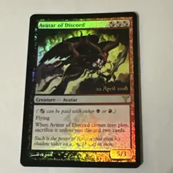 Avatar of Discord Foil Prerelease x1 Disenssion Ex Cond see front/back pics - Image 1