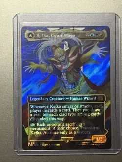Kefka, Court Mage (0543) (Borderless) (Surge Foil) Final Fantasy Foil - Image 1