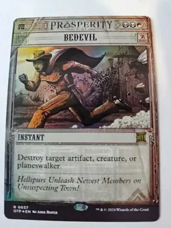 MTG - Bedevil FOIL - Outlaws of Thunder Junction Breaking News - Image 1
