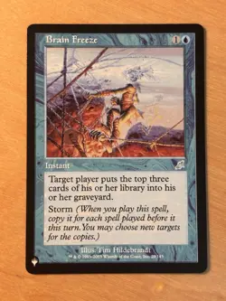 MTG Magic the Gathering Brain Freeze The List Reprints LP - Image 1