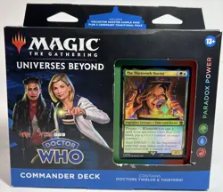 MTG Universes Beyond Doctor Who Commander Deck PARADOX POWER Magic BRAND NEW - Image 1