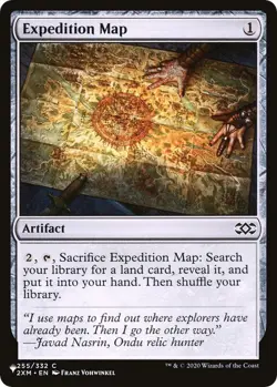 Expedition Map 255/332 Common The List Reprints Near Mint - Image 1