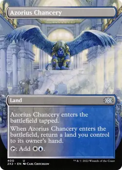 Azorius Chancery (Borderless) 400 Uncommon Double Masters 2022 Near Mint - Image 1