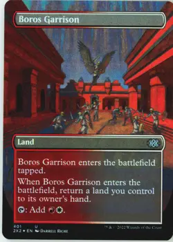 Boros Garrison (Borderless) 401 Uncommon Double Masters 2022 Foil Near Mint+ - Image 2