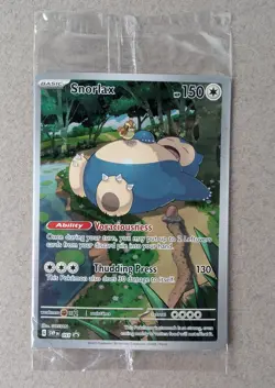 Pokemon TCG Snorlax SVP 051 151 ETB Promo - Sealed - Image 1