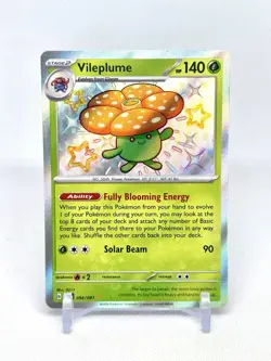 Pokemon TCG Vileplume 094/091 SV: Paldean Fates Shiny Rare NM/M 🇺🇸 - Image 1