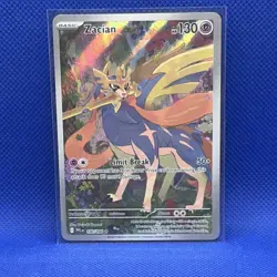 The Pokemon Company Zacian 100/094 Me02: Phantasmal Flames Basic 130 HP Holo - Image 1