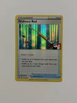 Ordinary Rod 171/202 Pokemon Prize Pack Variant Sword & Shield line holo B - Image 1