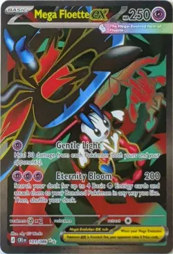 Mega Floette ex 101/086 Ultra Rare Chaos Rising Pokemon Holo NM - Image 1
