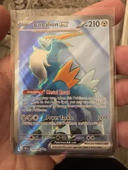 Cobalion ex 103/086 Ultra Rare ME04: Chaos Rising NM Pokemon TCG Holo 2026 - Image 1