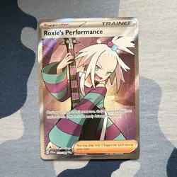 Pokemon Roxie's Performance 112/086 Chaos Rising Full Art - Image 1