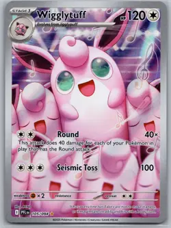 Wigglytuff 105/094 - IR - NM - Phantasmal Flames - Pokemon TCG - Image 1