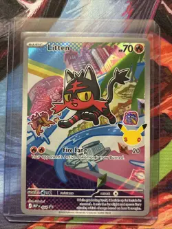 Litten MEP 044 - Pokemon First Partner Black Star Promo Pokemon NM/M - Image 1