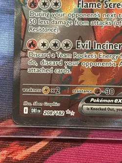 Pokemon TCG - Team Rockets Moltres EX 208/182 - Ultra Rare - Destined Rivals - Image 5