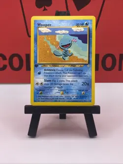 Wooper 82/111 Neo Genesis WOTC 1st Edition Pokemon TCG Regular Common 1999 LP - Image 2