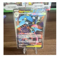 Pokemon TCG Mega Greninja EX Chaos Rising Ultra Rare Holo 350 HP 100/86 EN - Image 1