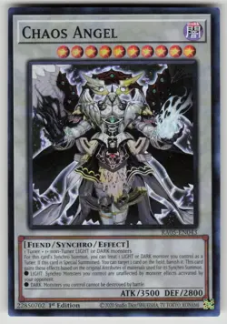 Chaos Angel Super Rare Rarity Collection 5 RA05-EN043 NM Yu-Gi-Oh - Image 1