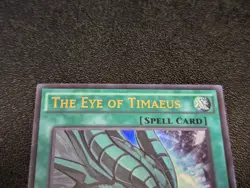 Yugioh TCG The Eye of Timaeus DRL3-EN045 1st Edition Dragons of Legend (LP) - Image 3
