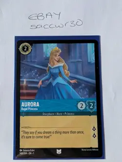 Disney Lorcana Demo Aurora - Regal Princess Card - Image 1