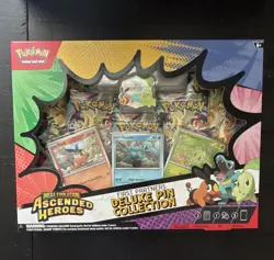 Pokemon TCG Mega Evolution Ascended Heroes First Partners Deluxe Pin Kit (6+) - Image 1