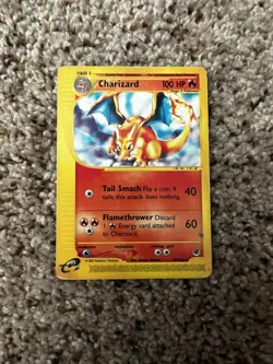Charizard 039/165 Expedition Base Set Regular Rare Non-Holo Pokemon TCG MP - Image 1