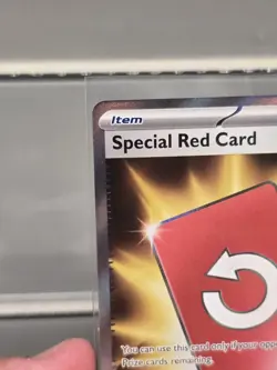 Special Red Card 113/086 Holo | Me04: Chaos Rising | Pokemon TCG English UR NM - Image 2