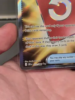 Special Red Card 113/086 Holo | Me04: Chaos Rising | Pokemon TCG English UR NM - Image 5