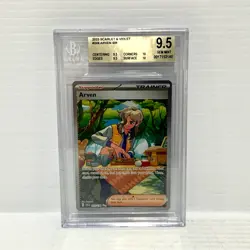 Arven 249/198 SIR - Scarlet Violet - Graded Pokemon Card - BGS 9.5 (PSA 10) - Image 1