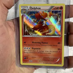 Delphox 13/124 | Fates Collide Holo Rare | Pokemon Card | NM Near Mint Pokemon - Image 1