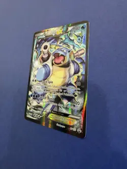 Pokemon TCG Blastoise EX XY122 Full Art Holo Black Star Promo Card - LP - Image 3
