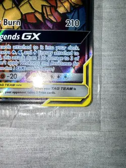 Pokemon TCG Moltres Zapdos Articuno GX SM210 Stained Glass Promo Card Sealed - Image 4