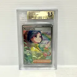 Parasol Lady 255/182 SIR - Paradox Rift - Graded Pokemon Card - BGS 9.5 (PSA 10) - Image 1