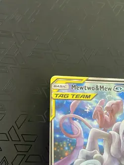 Pokemon Mewtwo & Mew GX Tag Team Alt Art SM191 Promo NM (SEE PHOTOS/DESC) - Image 2