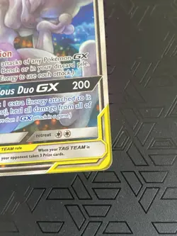 Pokemon Mewtwo & Mew GX Tag Team Alt Art SM191 Promo NM (SEE PHOTOS/DESC) - Image 4