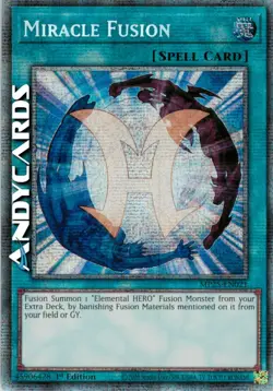 MIRACLE FUSION • (Fusione Miracolo) • Rara Starlight • MP25 EN021 • 1Ed • Yugioh - Image 1