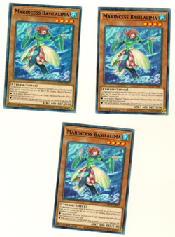 Set Of 3 Marincess Basilalima Tin Of Ancient Battles 2021 1st Edition Yugioh - Image 3