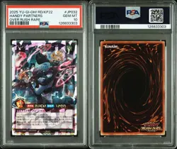 YuGiOh Rush Duel Handy Partners Over Rush Rare PSA10 Japan Exclusive - Image 2