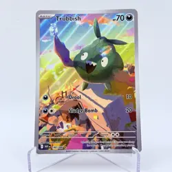Trubbish - 140/086 - White Flare English - Illustration Rare - NM - Pokemon TCG - Image 1