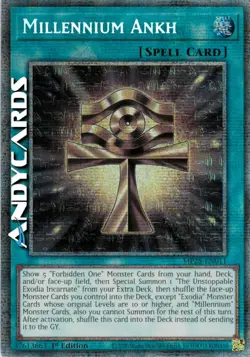 MILLENNIUM ANKH (Ankh Del Millennio) Rara Starlight • MP25 EN011 • 1Ed • Yugioh! - Image 1