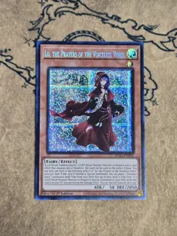 Yugioh Lo, the Prayers of the Voiceless Voice MP25-EN052 Prismatic Secret NM - Image 1