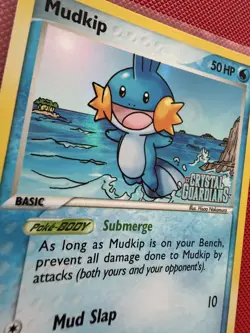 Pokemon TCG - Mudkip Reverse Holo - EX Crystal Guardians - 57/100 - LP - Image 2