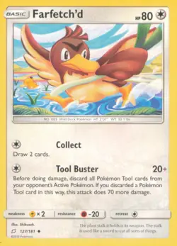 FARFETCH'D 127/181 UNCOMMON TEAM UP POKEMON NEAR MINT - Image 1