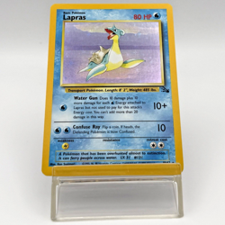 Wizards of the Coast Pokemon TCG Fossil Lapras 10/62 Holo Rare Unlimited 80HP - Image 1