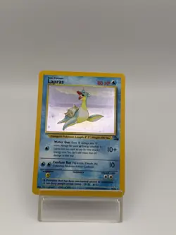Wizards of the Coast Pokemon TCG Fossil Lapras 10/62 Holo Rare Unlimited 80HP - Image 2
