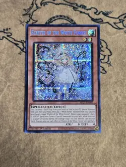 Yugioh Elzette of the White Forest MP25-EN080 1st Ed Prismatic Secret Rare NM - Image 1