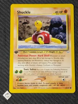 Shuckle 51/64 - Neo Revelation 1st Edition Common Pokemon TCG NM Yuka Morii - Image 1