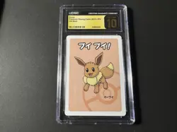 Pokemon Eevee Playing Card Odd Mind 2019 CGC Graded 10 Pristine ✨ - Image 1