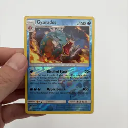 Gyarados 30/181 Holo Rare Team Up Pokemon Reverse Holo Heavily Played - Image 1