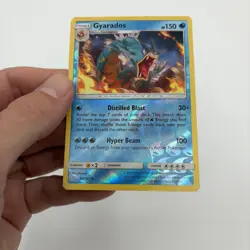 Gyarados 30/181 Holo Rare Team Up Pokemon Reverse Holo Heavily Played - Image 2