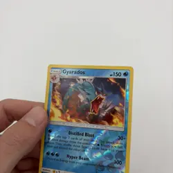 Gyarados 30/181 Holo Rare Team Up Pokemon Reverse Holo Heavily Played - Image 4